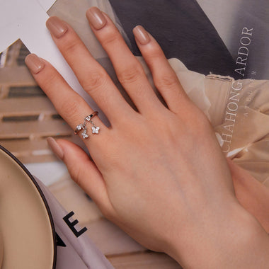 925 Sterling Silver Pavé Setting CZ Ring for Women - 0