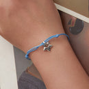 925 Sterling Silver Adjustable Cotton Rope Bracelet for Women-5