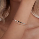 925 Sterling Silver 15+6cm White Gold Plated Bracelet for Women-7