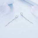 S925 Sterling Silver Pavé Setting CZ Earrings for Women-4
