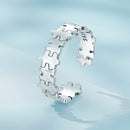925 Sterling Silver Oxidized 6mm Ring-2