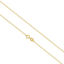 925 Sterling Silver + Plated White Gold Necklace 40cm for Women-6
