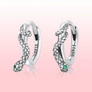 925 Sterling Silver Earrings with Pavé Setting CZ-6