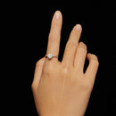 925 Sterling Silver Moissanite 1 Carat Ring Size 6 for Women-7