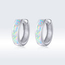925 Sterling Silver Opal Earrings for Women-3