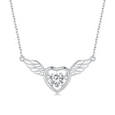 925 Sterling Silver Adjustable Necklace with Zircon and CZ for Women-2