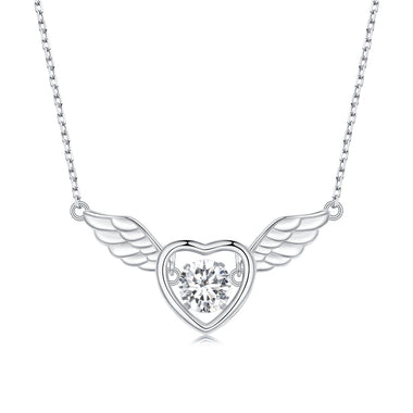 925 Sterling Silver Adjustable Necklace with Zircon and CZ for Women - 0