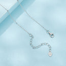 925 Sterling Silver Opal Nanometer Stone Necklace for Women-4