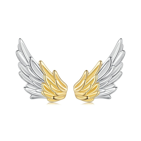925 Sterling Silver Earrings with White Gold Plating for Women
