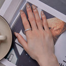 925 Sterling Silver Ring with Pavé Setting CZ for Women Size 6.0-7