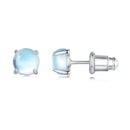 925 Sterling Silver Opal Earrings for Women-3
