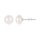 925 Sterling Silver Freshwater Pearl Earrings for Women-1