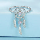 925 Sterling Silver Nano Opal Stone Ring for Women-4