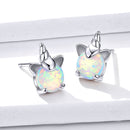 S925 Sterling Silver Earrings with Translucent Opal-2