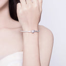 925 Sterling Silver Bracelet 17.0cm for Women-3