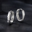 925 Sterling Silver Moissanite Earrings for Women - White Gold Plated-3