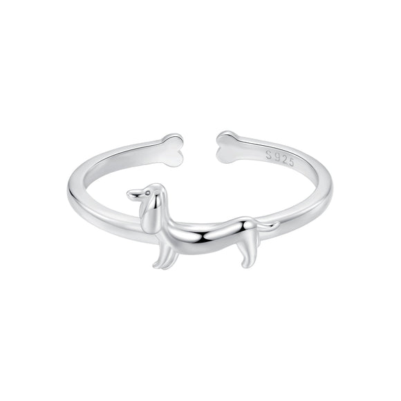 925 Sterling Silver Oxidized Silver 1.6mm Ring for Women