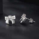 925 Sterling Silver Moissanite Earrings 0.3 cm for Women-5