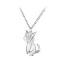 925 Sterling Silver 16mm x 10mm Platinum Plated Necklace for Unisex-1