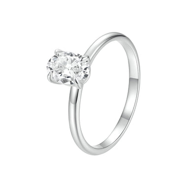 925 Sterling Silver Moissanite 1ct Ring Size 8