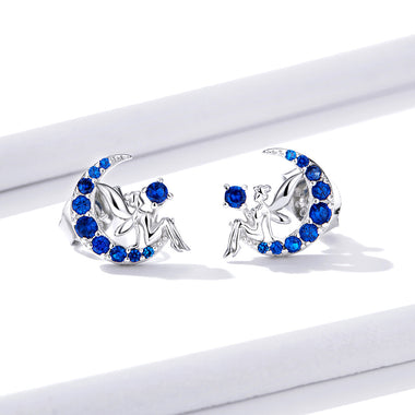 925 Sterling Silver Plated Platinum Pavé Setting CZ Earrings - 0