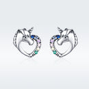 925 Sterling Silver Earrings with Oxidized Finish and Pavé Setting-4