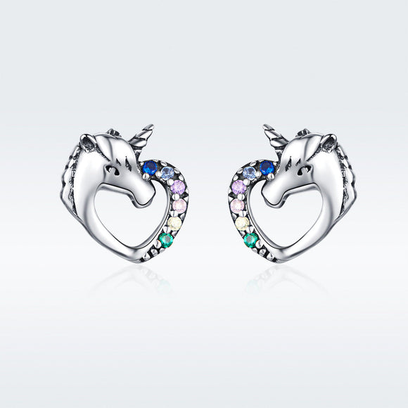 925 Sterling Silver Earrings with Oxidized Finish and Pavé Setting