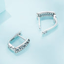 925 Sterling Silver Earrings with Pavé Setting CZ - 1.3m x 0.5m for Women-5