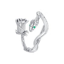 925 Sterling Silver 2mm Pave Setting CZ Ring-1