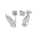 925 Sterling Silver Moissanite 0.50 Carat Earrings for Women-1