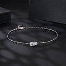 925 Sterling Silver 0.2 Carat Genuine Moissanite Bracelet for Women-3