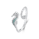 925 Sterling Silver White Gold Plated Pavé Setting CZ 1.3mm Ring for Women-2