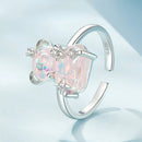 925 Sterling Silver Ring with Pavé Setting CZ for Women-3