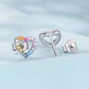 925 Sterling Silver Earrings with Pavé Setting and CZ-4