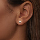 925 Sterling Silver 0.1 Carat Genuine Moissanite Earrings for Women-6