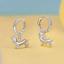 925 Sterling Silver & Plated White Gold Earrings for Women-3