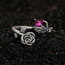 925 Sterling Silver Ring with Pavé Setting CZ, Width 0.15cm, Women's Jewelry-4