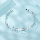 925 Sterling Silver White Gold Plated Bracelet for Women-6