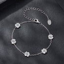 925 Sterling Silver 0.1 Carat Moissanite Bracelet for Women-3