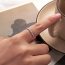 925 Sterling Silver CZ Pavé Setting Ring Size 6 for Women-5