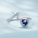 925 Silver 1.8mm Lapis Lazuli Ring-4