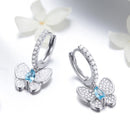 925 Sterling Silver Earrings with Pavé Setting CZ for Women-2
