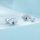 925 Sterling Silver Plated Platinum Opal Earrings for Women-3