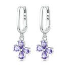 925 Sterling Silver Earrings with Pavé Setting CZ for Women-3