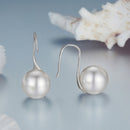 925 Sterling Silver Earrings with Quality Shell Pearl-5