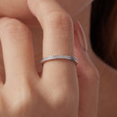 925 Sterling Silver Nano Opal Ring Size 6.0 for Women-4