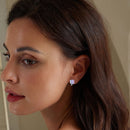 925 Sterling Silver Transparent Glass Earrings for Women-7