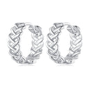 925 Sterling Silver Earrings with Platinum Plating for Women-2
