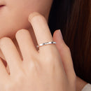 925 Sterling Silver Pavé Set CZ Ring Size 6.0-6