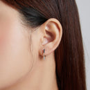 925 Sterling Silver Earrings 1.5cm x 1.7cm for Women-7